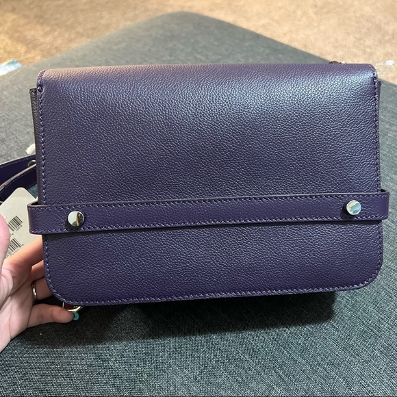 ❌SOLD❌ Jimmy Choo Lexie Amethyst Leather Bag Brandnew - Picture 4 of 9